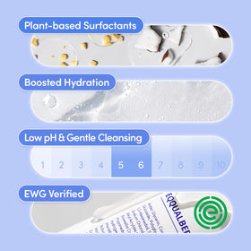 EQQUALBERRY in bathroom routine showing calming nighttime use benefit