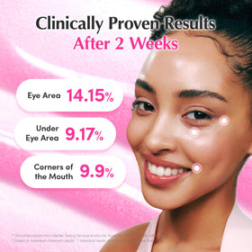 EQQUALBERRY applying serum to neck for firmer, hydrated skin
