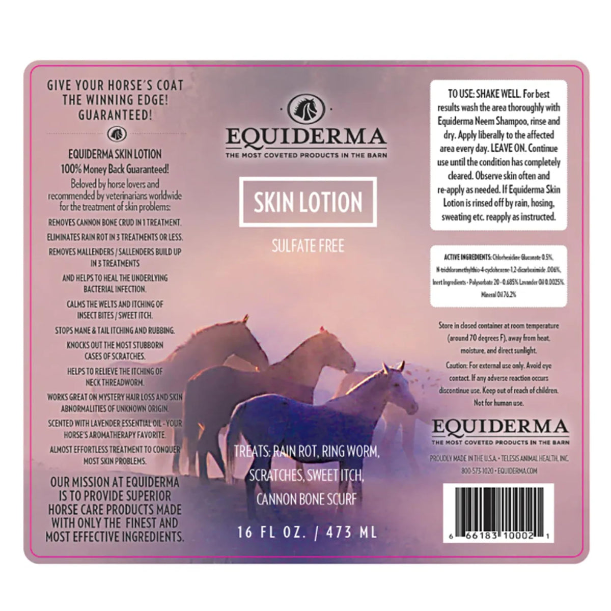EQUIDERMA lotion texture close-up illustrating creamy moisturization and gentle conditioning