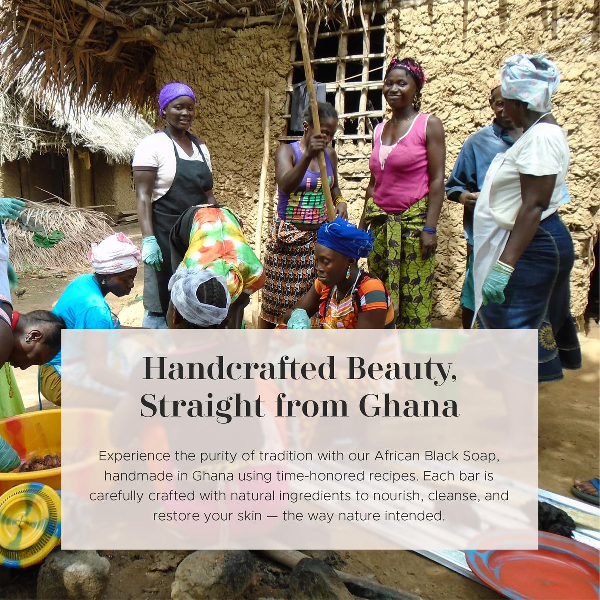 era of nature artisan makers in ghana supporting fair-trade benefit