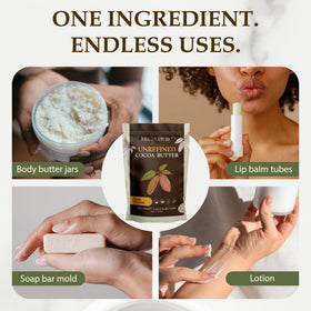 era of nature cocoa butter on bathroom shelf in routine setting for daily nourishment