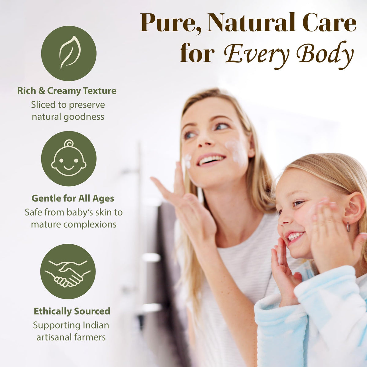 era of nature shea butter applied to hair ends showing conditioning effect