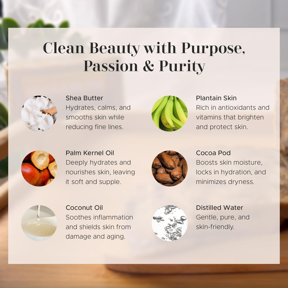 era of nature unrefined shea butter ingredient image showing deep moisturization