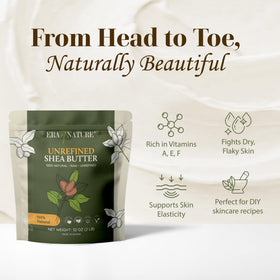 era of nature open tub revealing raw shea butter texture and richness