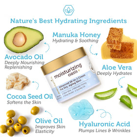 Era Organics cream texture close-up highlighting rich hydrating consistency