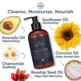 Era Organics creamy texture close-up highlighting gentle hydration benefits