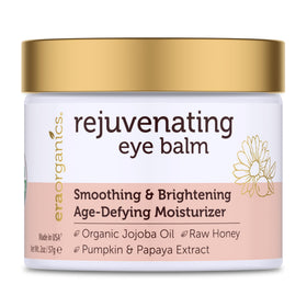 Era Organics front jar showing clean organic eye cream packaging and calm appeal