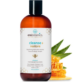 Era Organics front pump bottle showing label and benefit of gentle cleansing