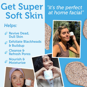Era Organics scrub in bathroom routine demonstrating easy at-home use