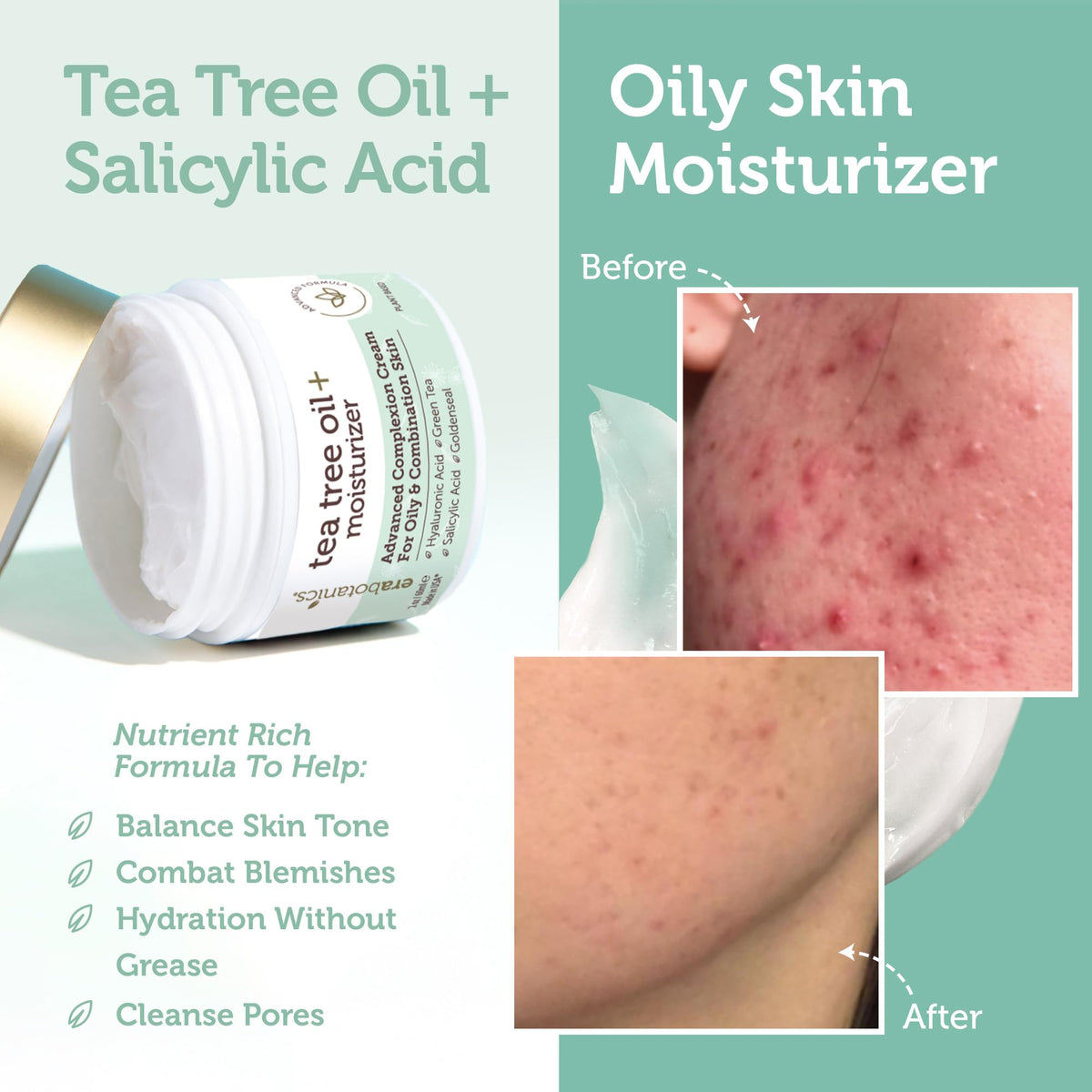 Era Organics moisturizer size comparison next to a coin for scale and portability