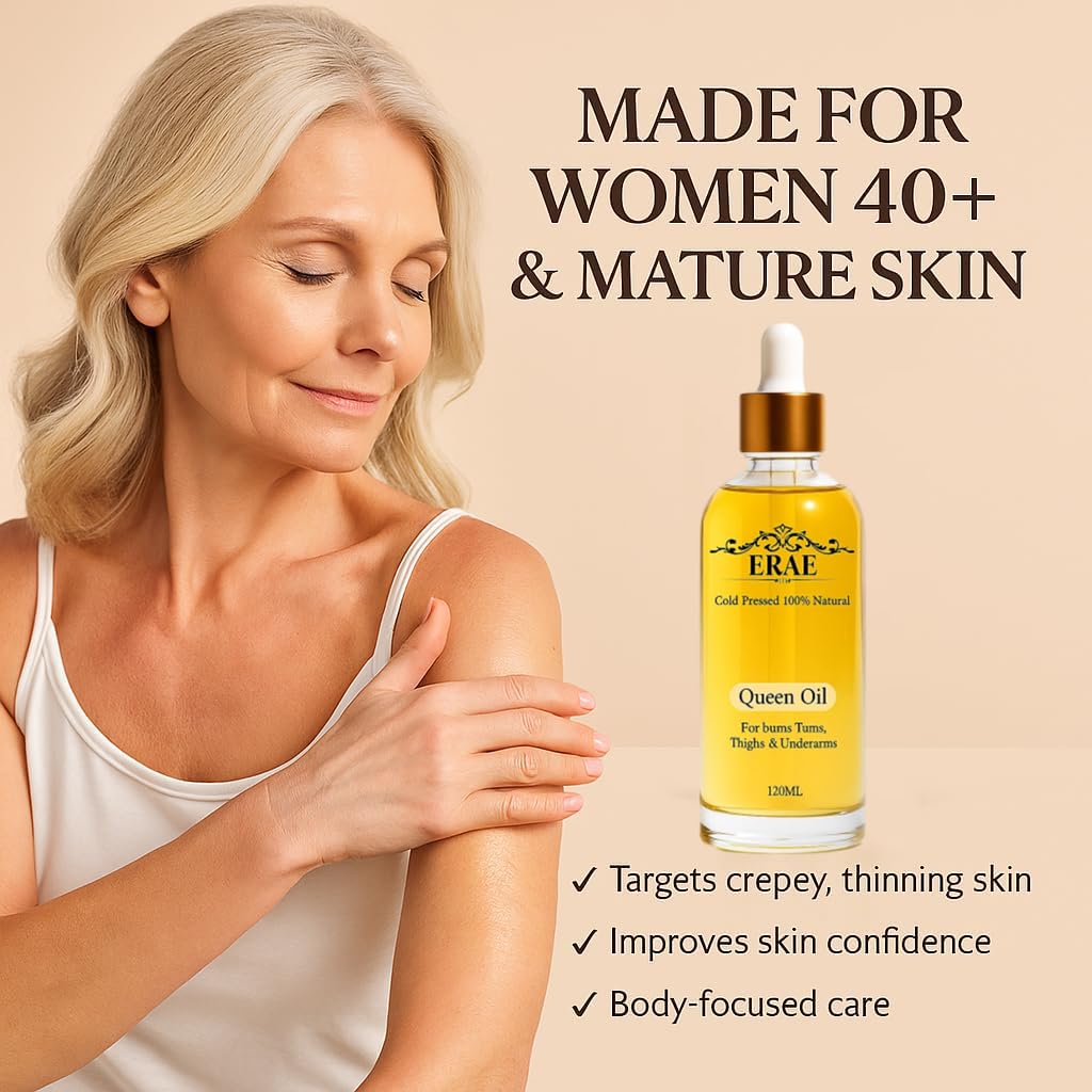 ERAE application on arm being massaged in showing improved softness benefit