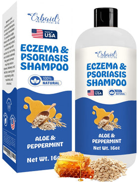 Erbaid front bottle showing label and soothing benefit