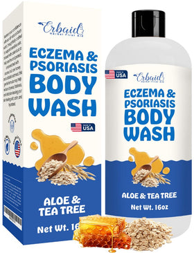Erbaid front bottle view showing calm, gentle cleansing