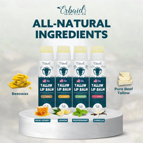 Erbaid balm used outdoors showing protection in cold weather