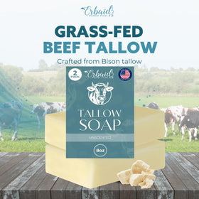 Erbaid close-up of soap texture highlighting creamy lather and rich moisturizing feel