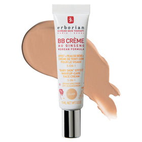 Erborian BB Cream Clair front tube showing compact travel-friendly design and coverage benefit