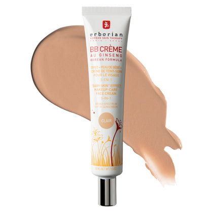 Erborian BB Cream Clair front tube showing packaging and SPF 20 benefit