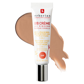 Erborian BB Cream Doré front tube showing compact design and quick application benefit