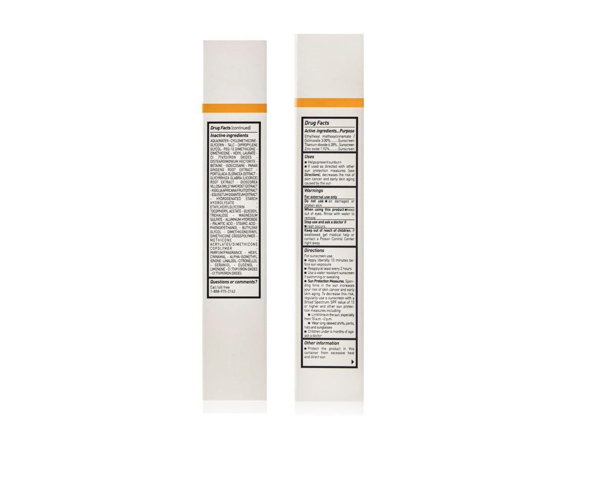 Erborian BB Cream Doré packaging in lifestyle scene showing everyday routine convenience benefit