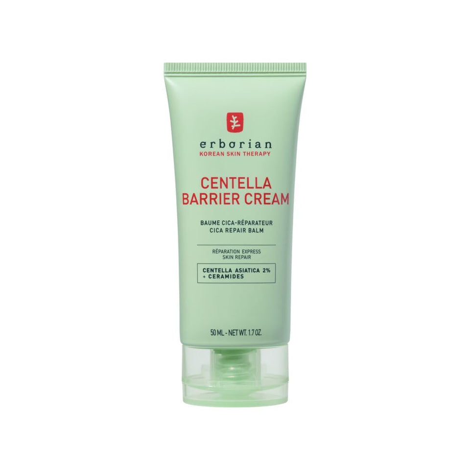 Erborian Centella barrier cream jar front view showing packaging and soothing balm