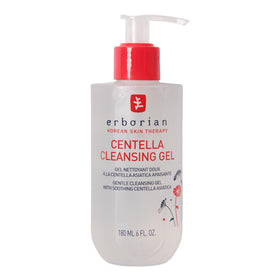 Erborian Centella front packaging showing bottle, clear calming formula benefit