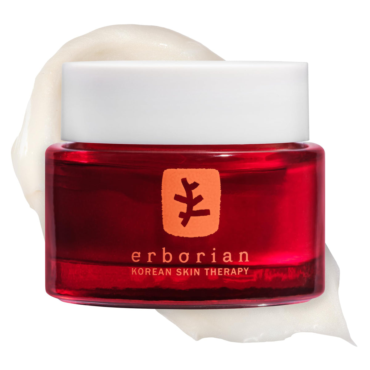 Erborian tube front view showing brand and sleek packaging benefit: clean presentation