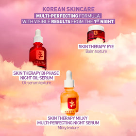 Erborian nighttime skincare lifestyle scene showing evening routine and restorative overnight benefit