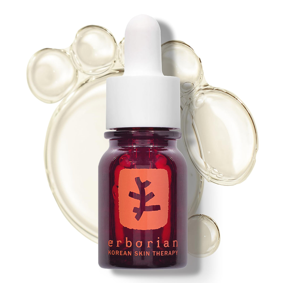 Erborian skin therapy front bottle showing sleek packaging and clinical appeal