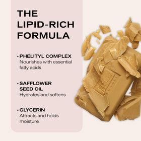 Erno Laszlo lather in hand demonstrating gentle foam and hydrating benefit