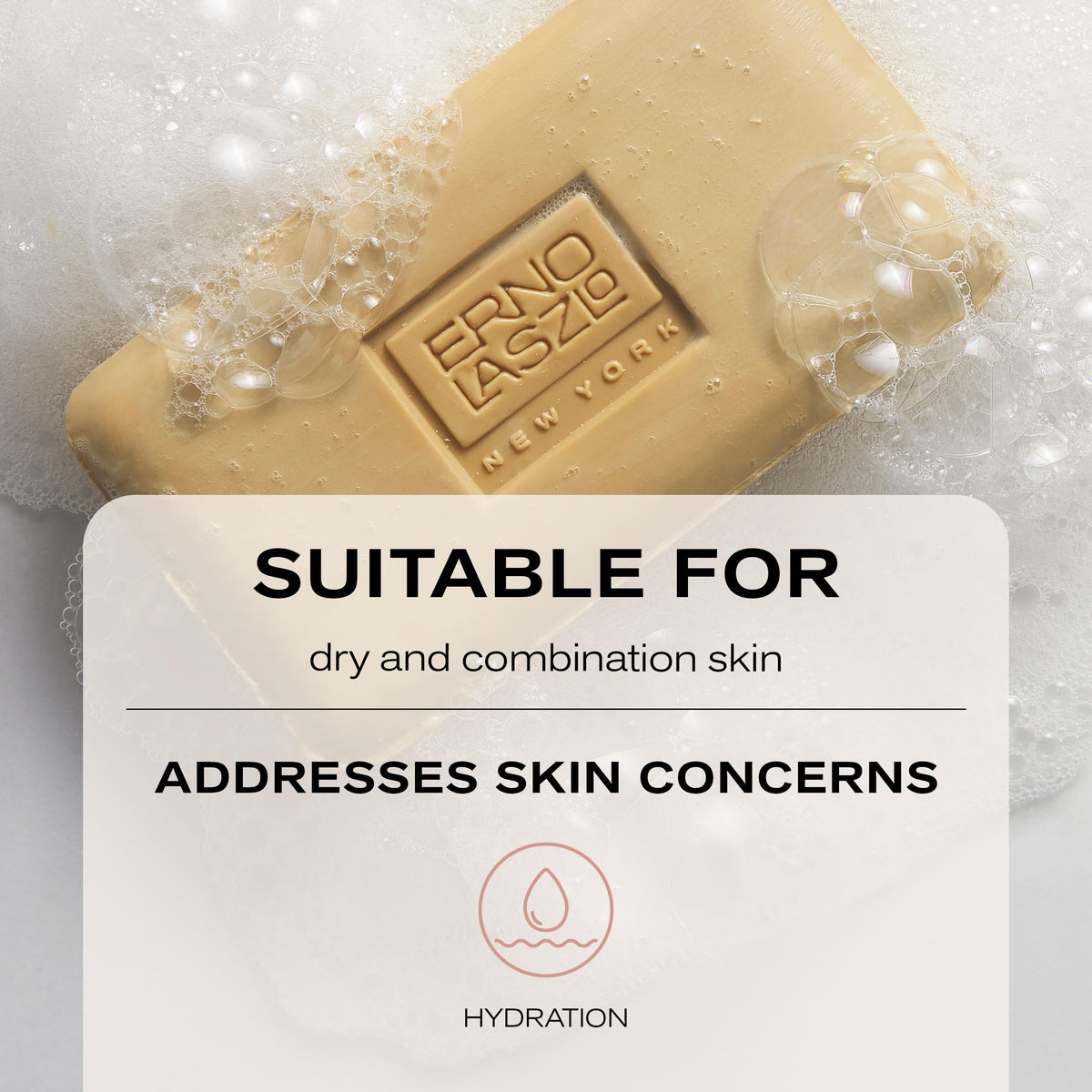 Erno Laszlo usage demo on face illustrating gentle massage and balanced skin benefit