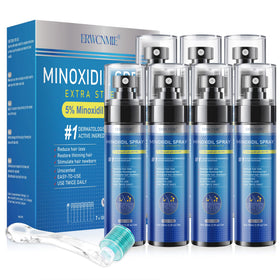 ERWCNMIE front packaging showing seven bottles and included roller, clear value