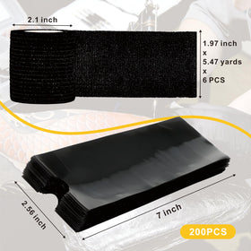 ES ETRSHIELD sleeve close-up showing textured film and waterproof protection benefit