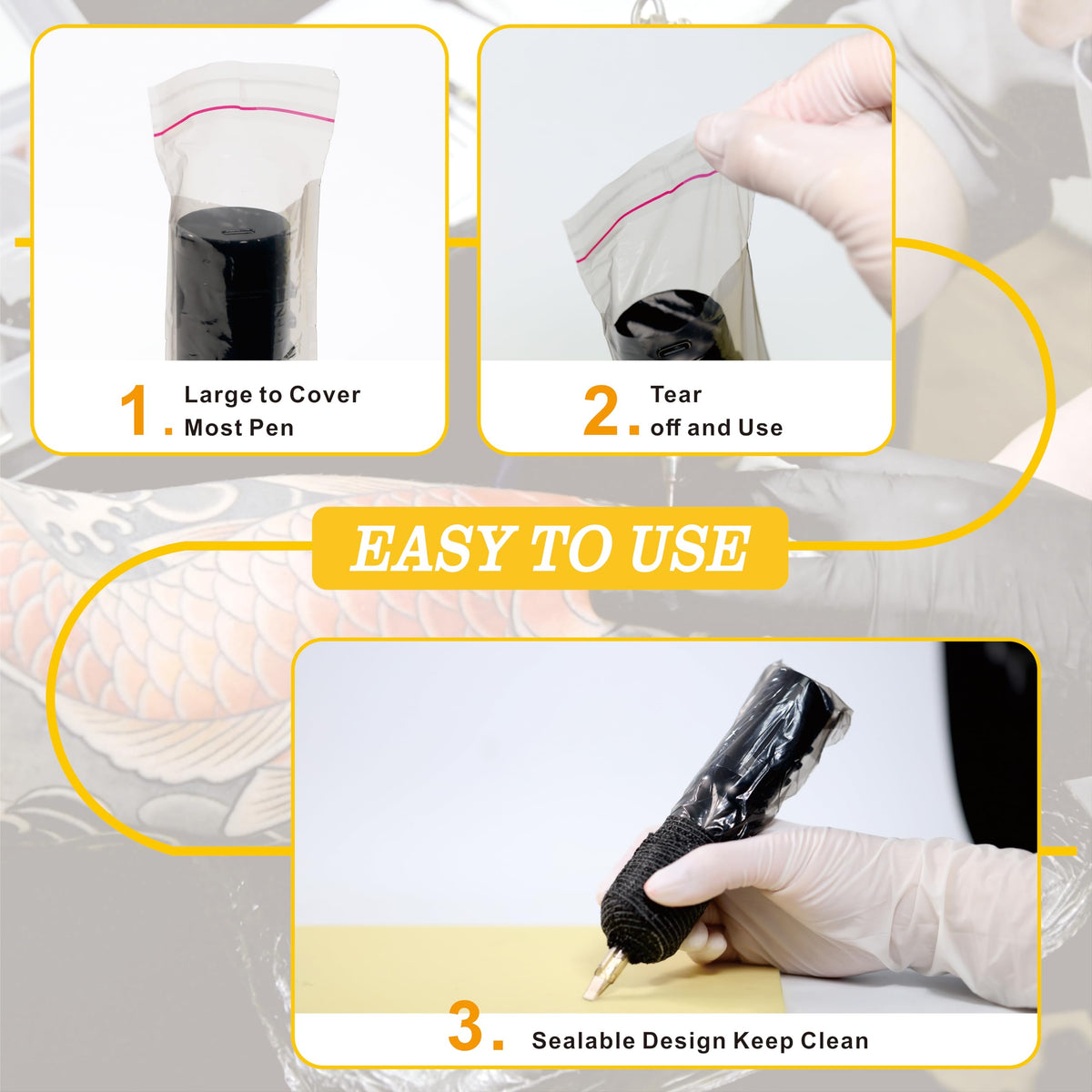 ES ETRSHIELD six grip tape rolls displayed to show breathable, residue-free wrap