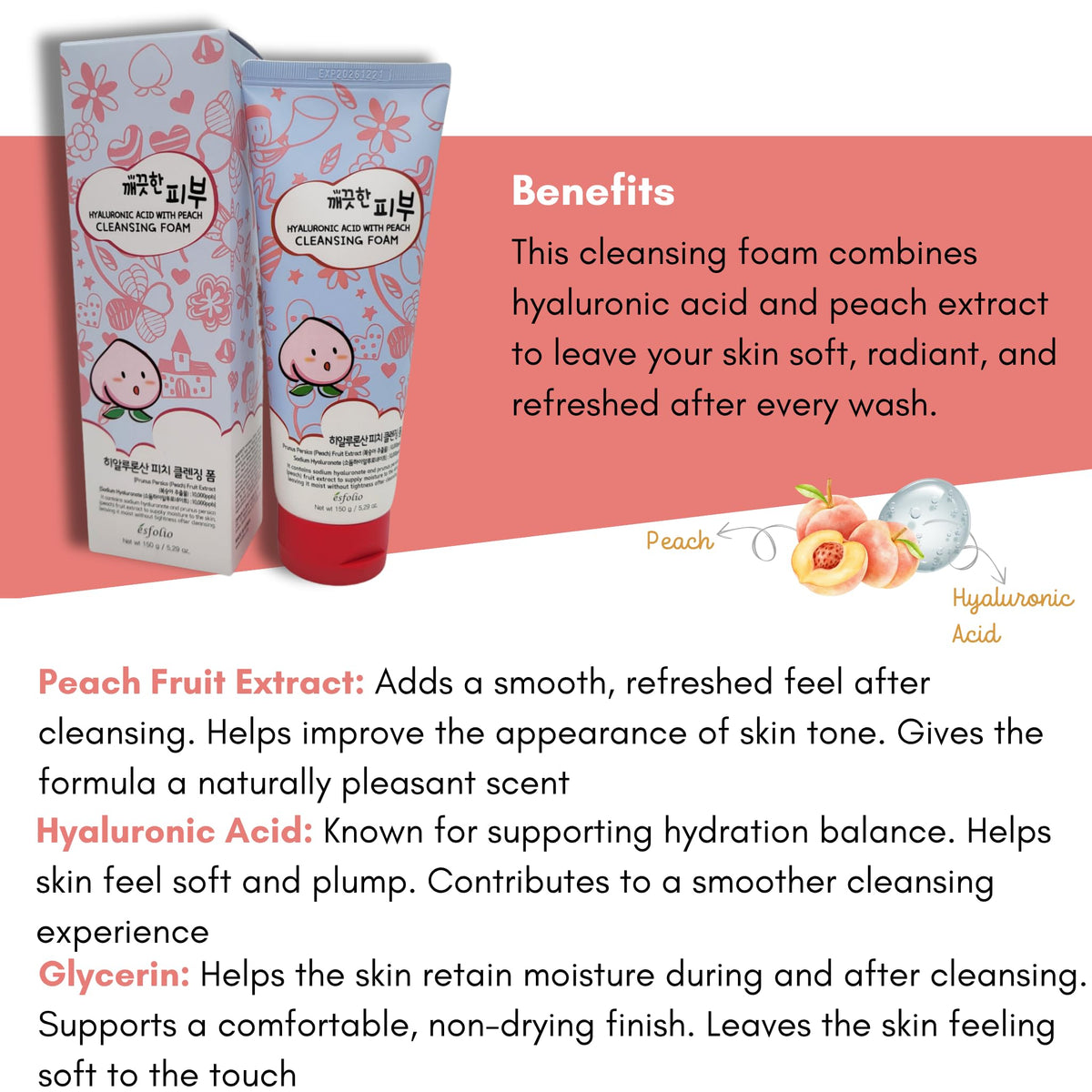 esfolio close-up of foam texture showing soft cushion-like lather benefit