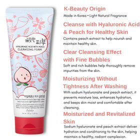 esfolio cleanser next to a ruler showing 150g size and travel-friendly benefit