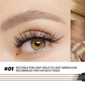 Espoce before and after eyebrow transformation showing fuller, feathered brow benefit