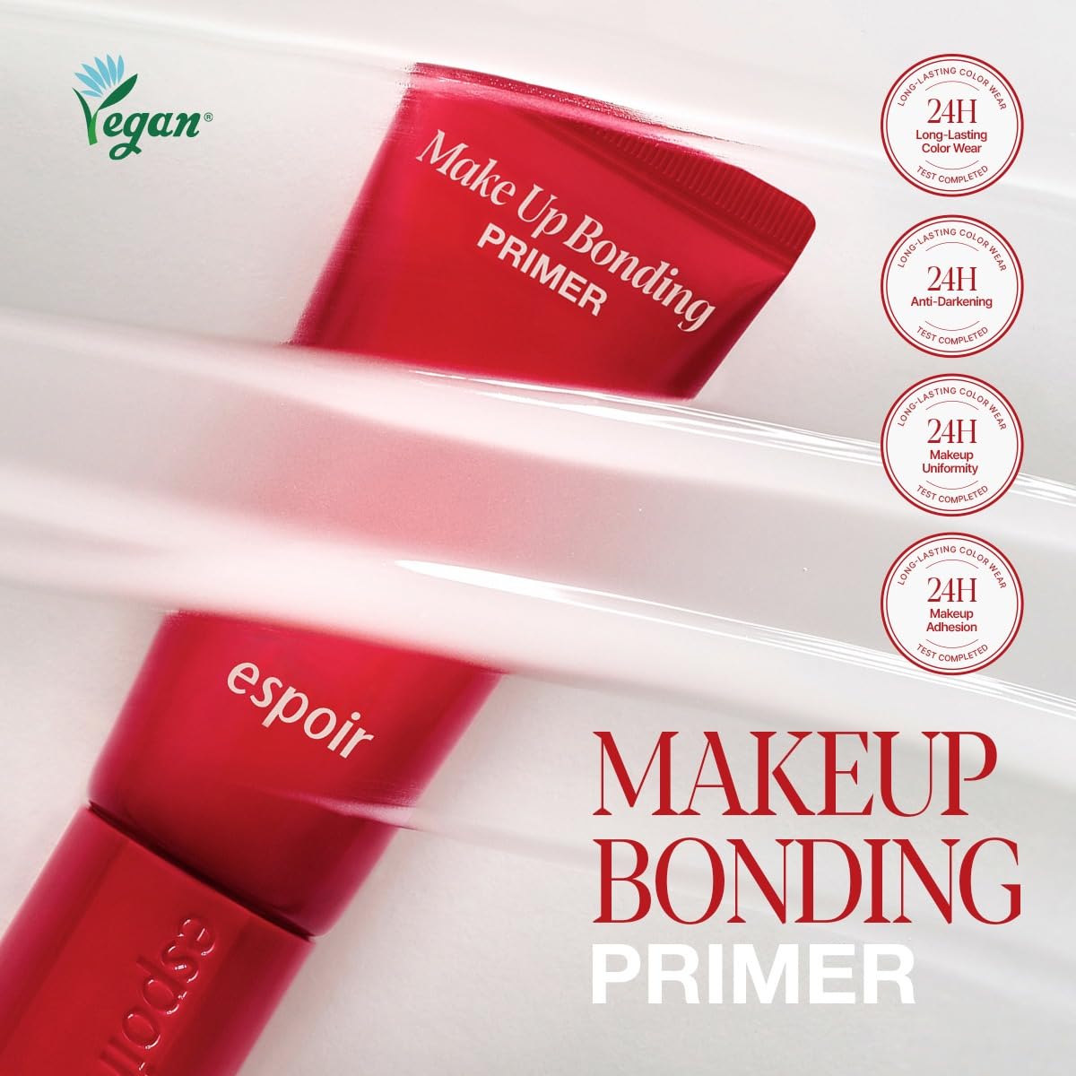 Espoir bonding primer open cap and dispense showing controlled application and hygienic design