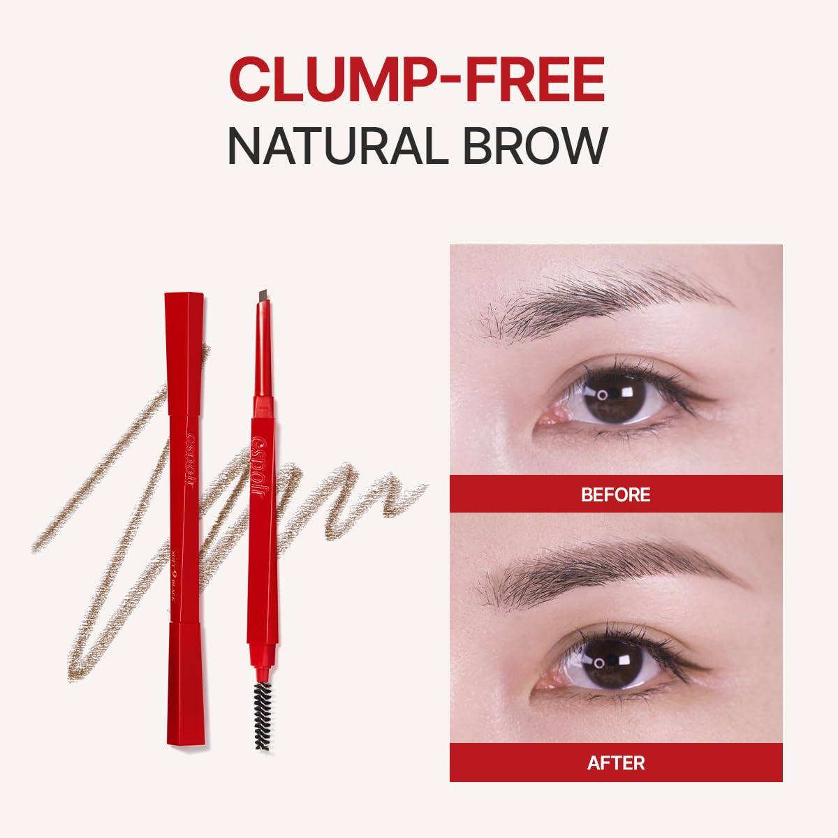 Espoir pencil held between fingers for stable grip and control