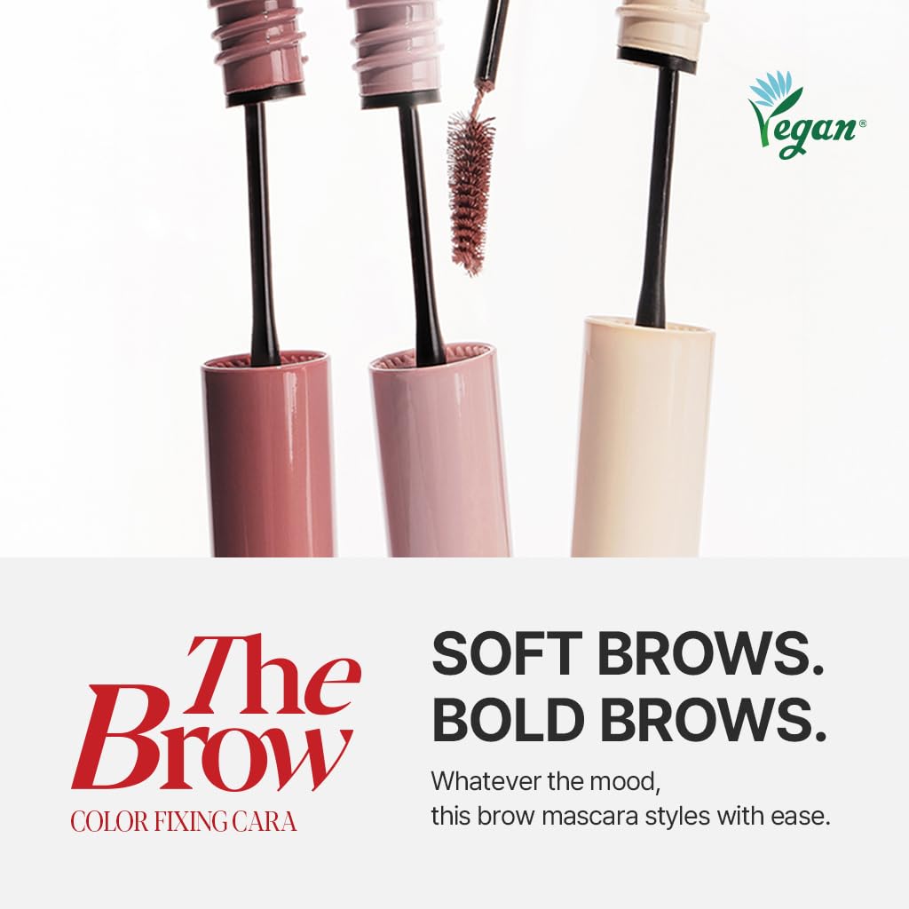 Espoir skinny triangular cone brush close-up for precise hair-by-hair shaping