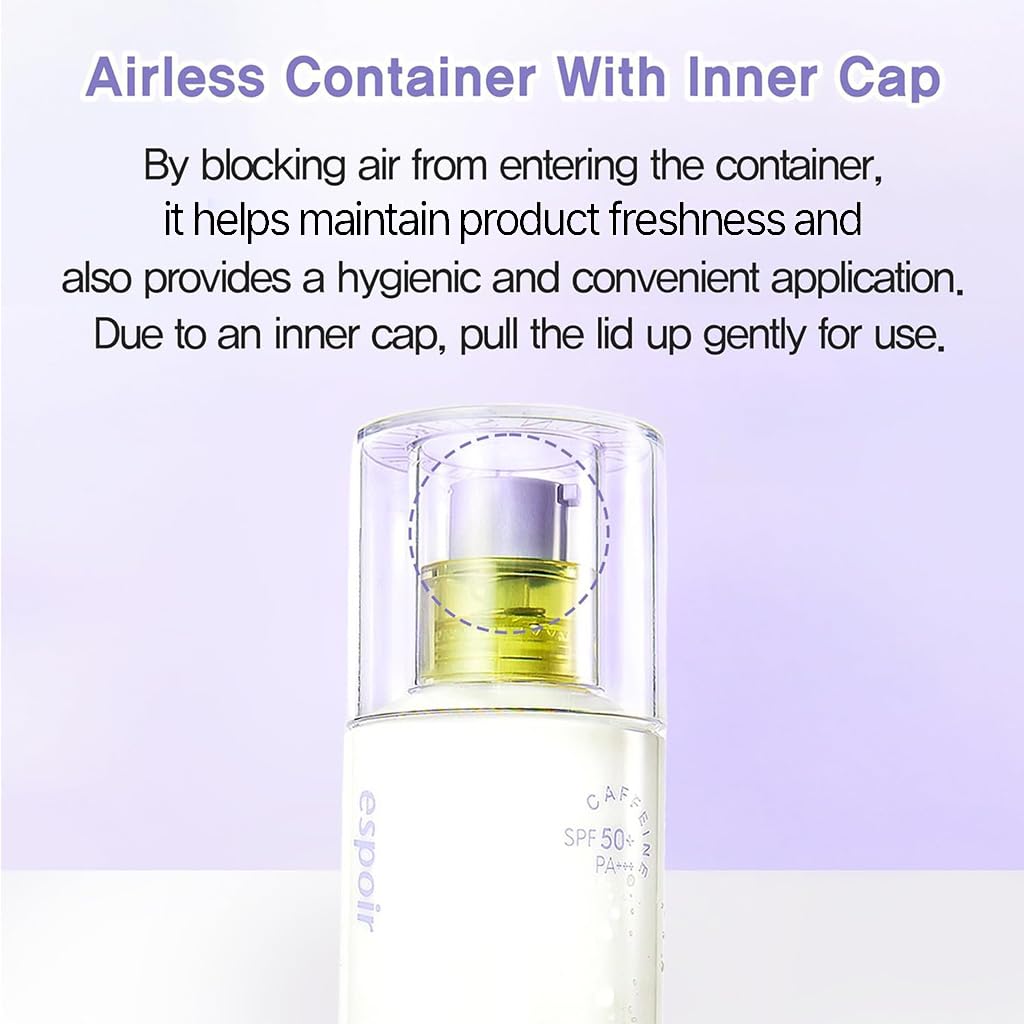 espoir size comparison in hand illustrating 1.69 fl oz travel-friendly volume