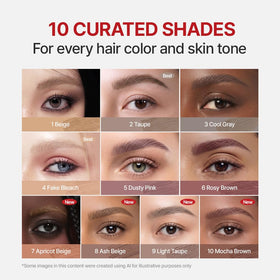Espoir gel texture stroke showing silky finish and non-clumping benefit