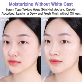 espoir serum texture drop highlighting lightweight hydration and smooth application benefits