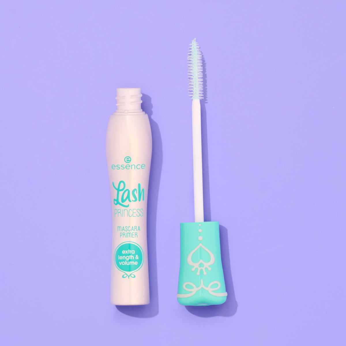 Essence Cosmetics before and after lashes showing added length and volume