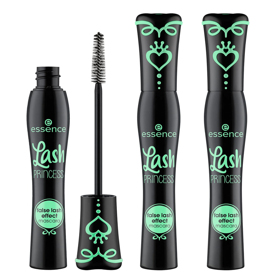 essence Lash Princess front packaging showing three mascaras and product name