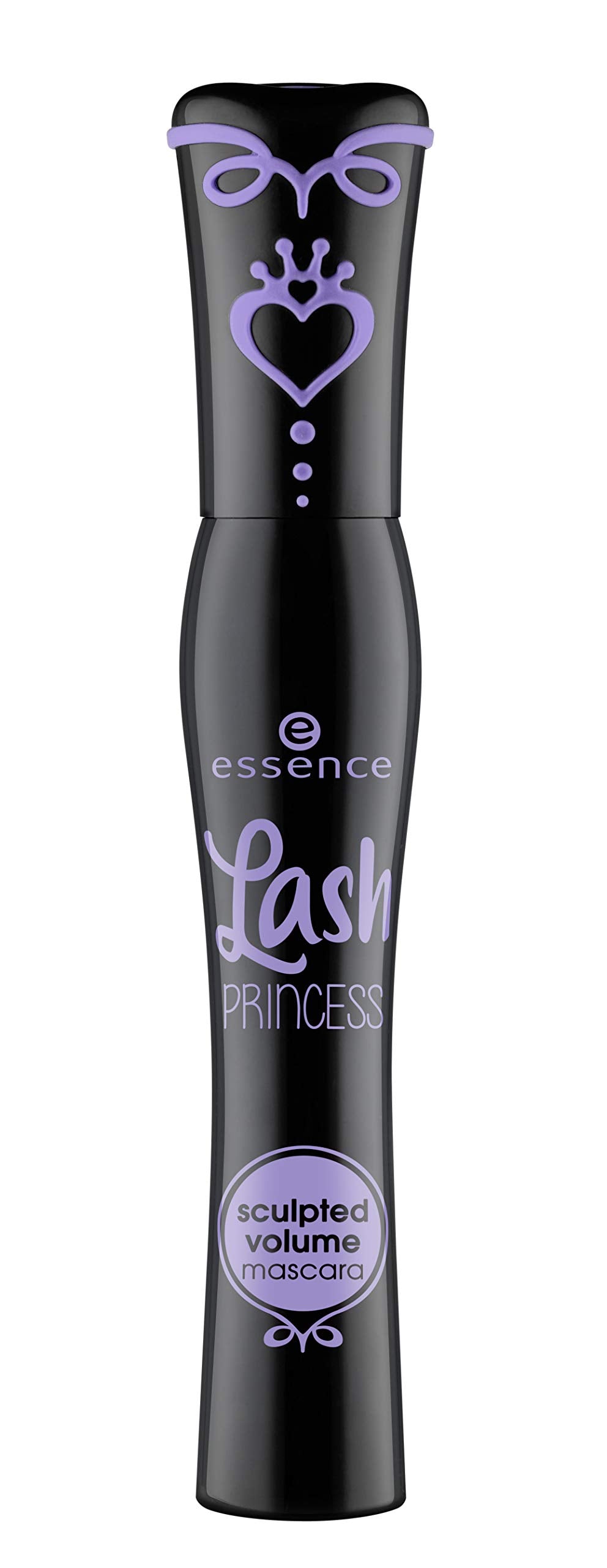 Essence Cosmetics close-up of tapered fiber brush showing precise lash separation