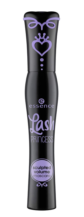 Essence Cosmetics close-up of tapered fiber brush showing precise lash separation