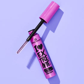 essence mascara trio in hand showing value pack convenience and portability