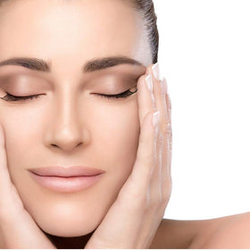 Essence Of Arcadia before and after comparison showing improved under-eye appearance