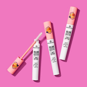 Essence Cosmetics before and after lashes showing increased volume instantly
