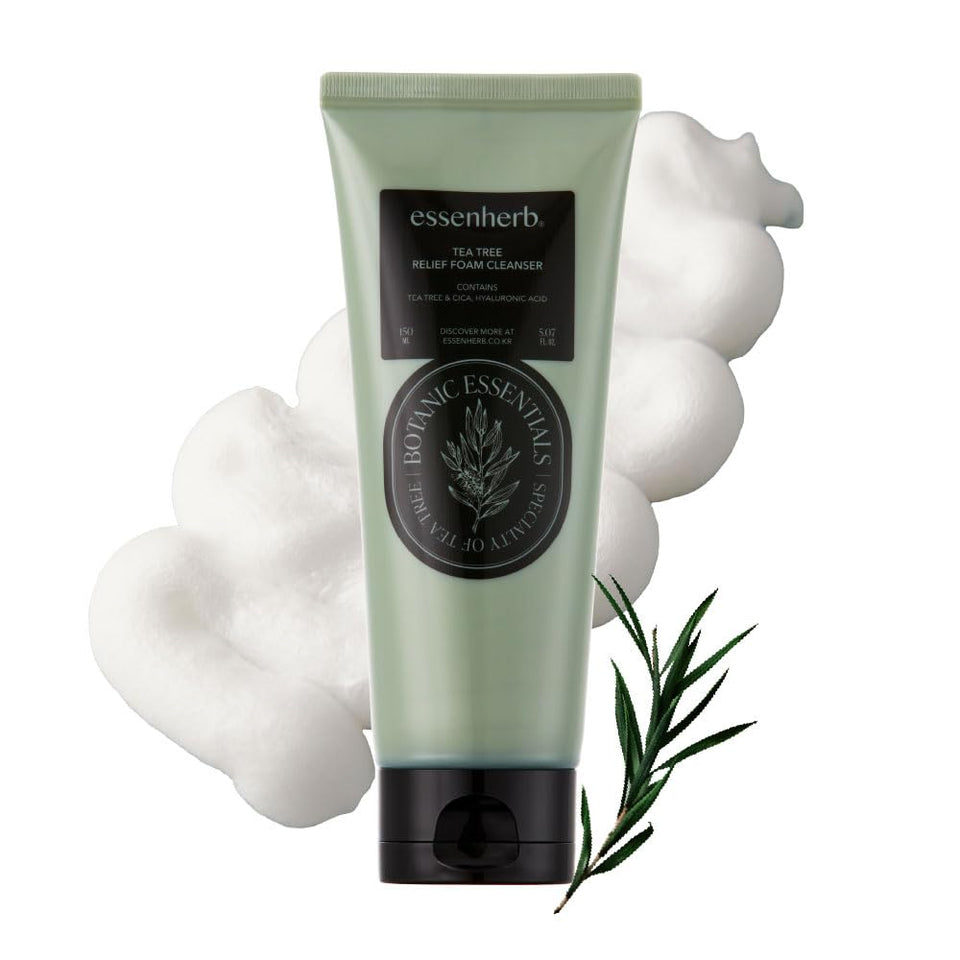 ESSENHERB front bottle view showing clean design and clear benefits